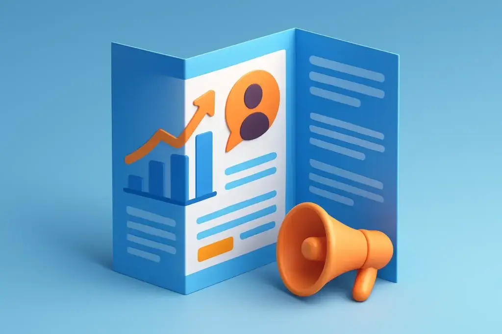 طباعة بروشورات تسويقية تبيع قبل الكلام