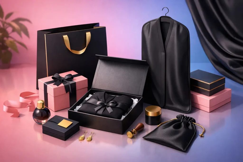 طباعة بكج تغليف العبايات ترفع قيمة البراند