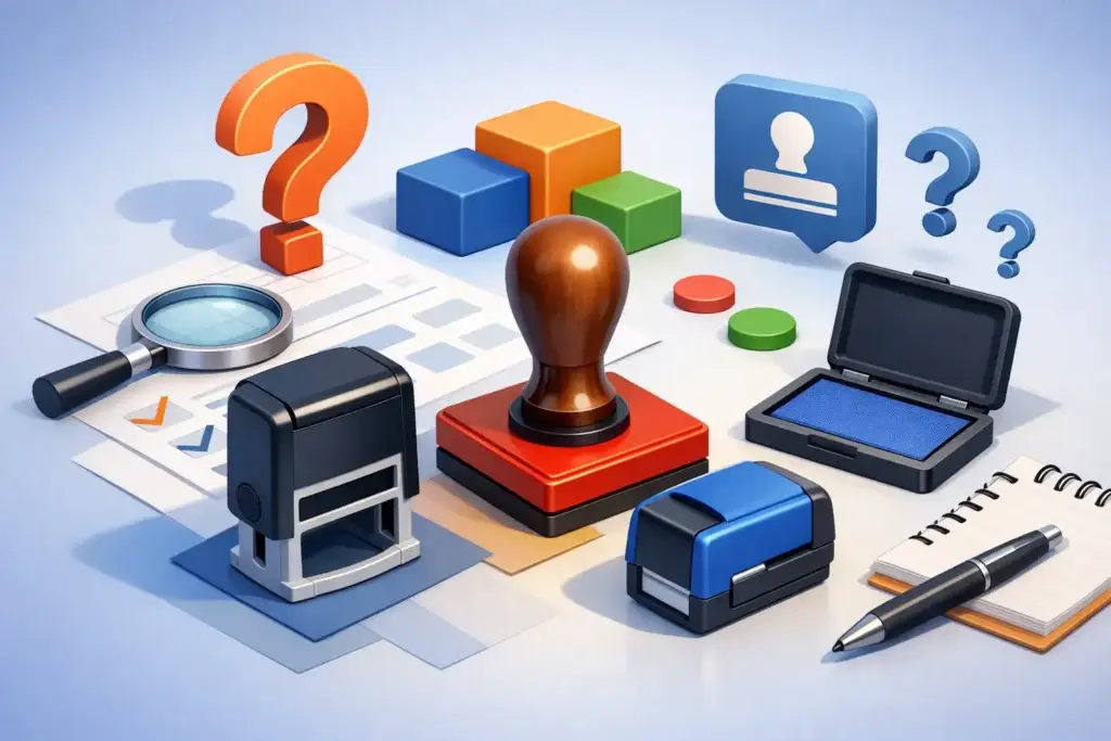 كيف تختار ختم الحبر المناسب لعملك؟